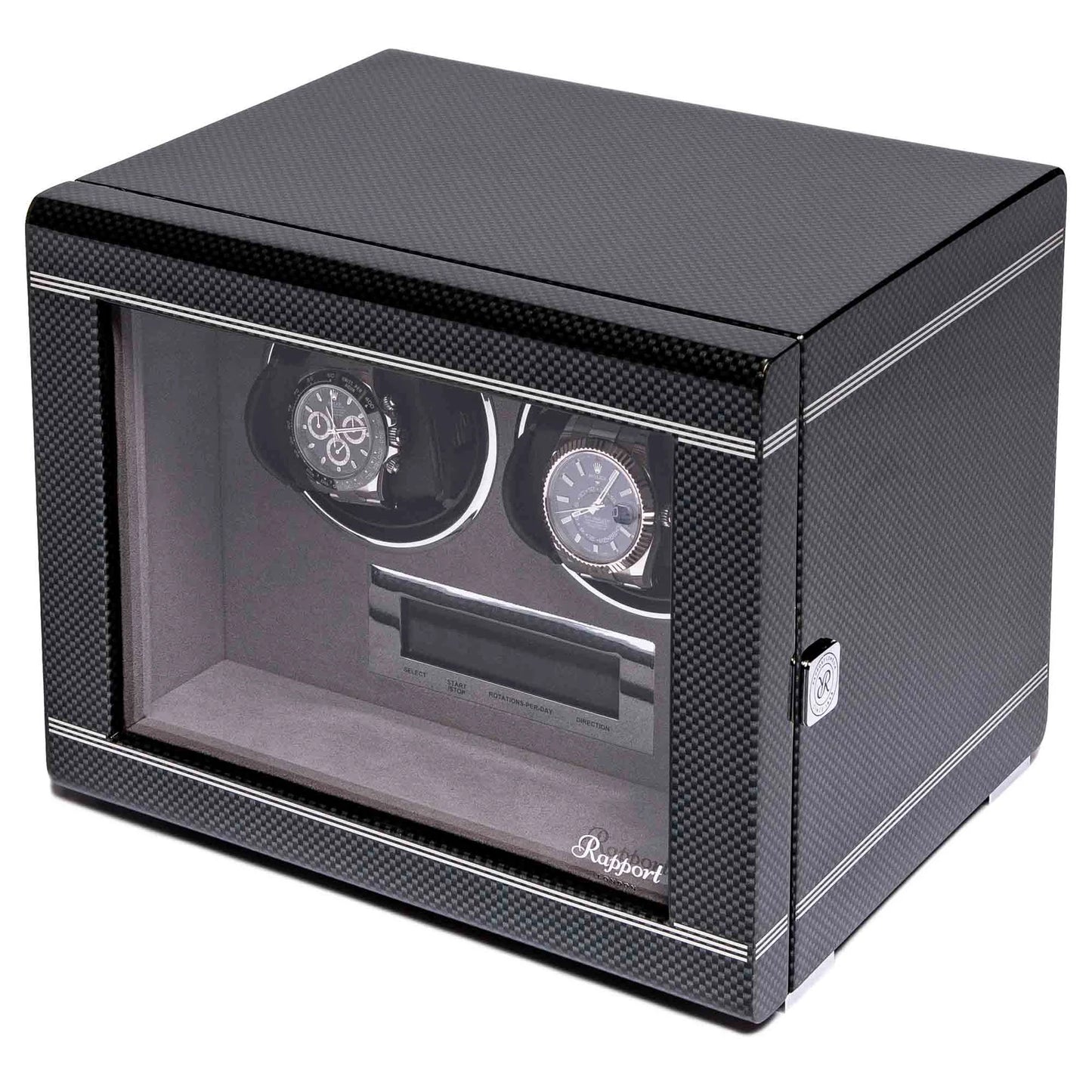 Formula 2 Watch Winder - Carbon Fibre