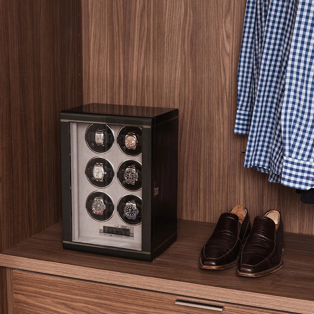 Formula 6 Watch Winder - Carbon Fibre