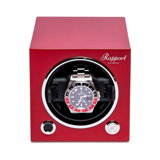 EVO Cube 1 Watch Winder Digital - Crimson Red