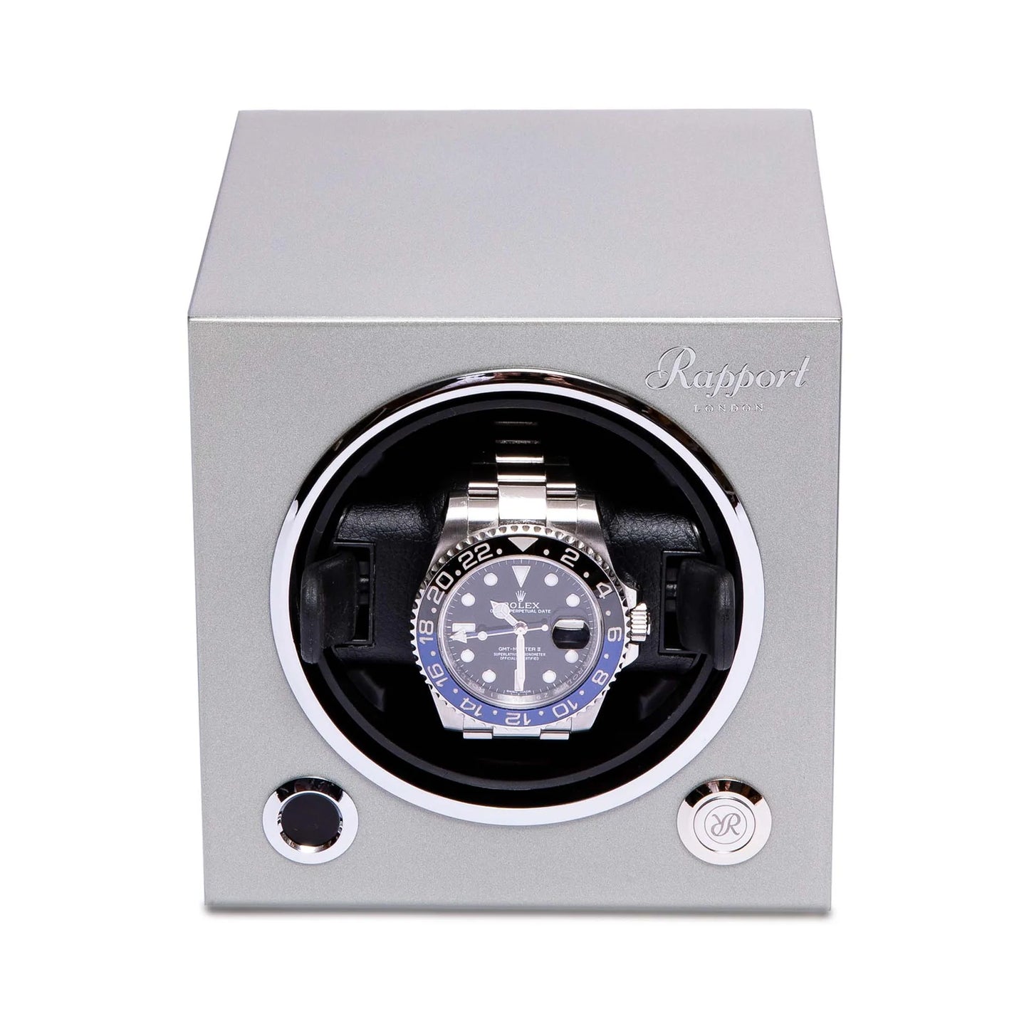 EVO Cube 1 Watch Winder Digital - Platinum Silver