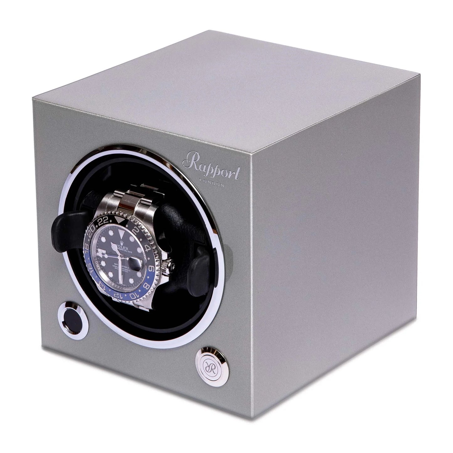 EVO Cube 1 Watch Winder Digital - Platinum Silver