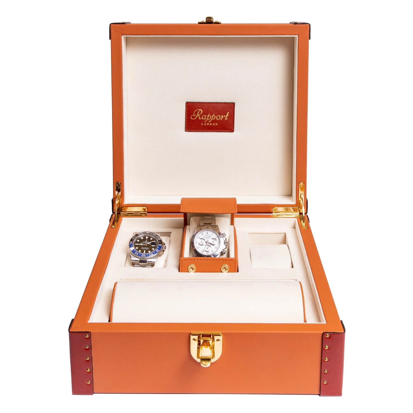 Kensington 6 Watch Collector Box - Tan