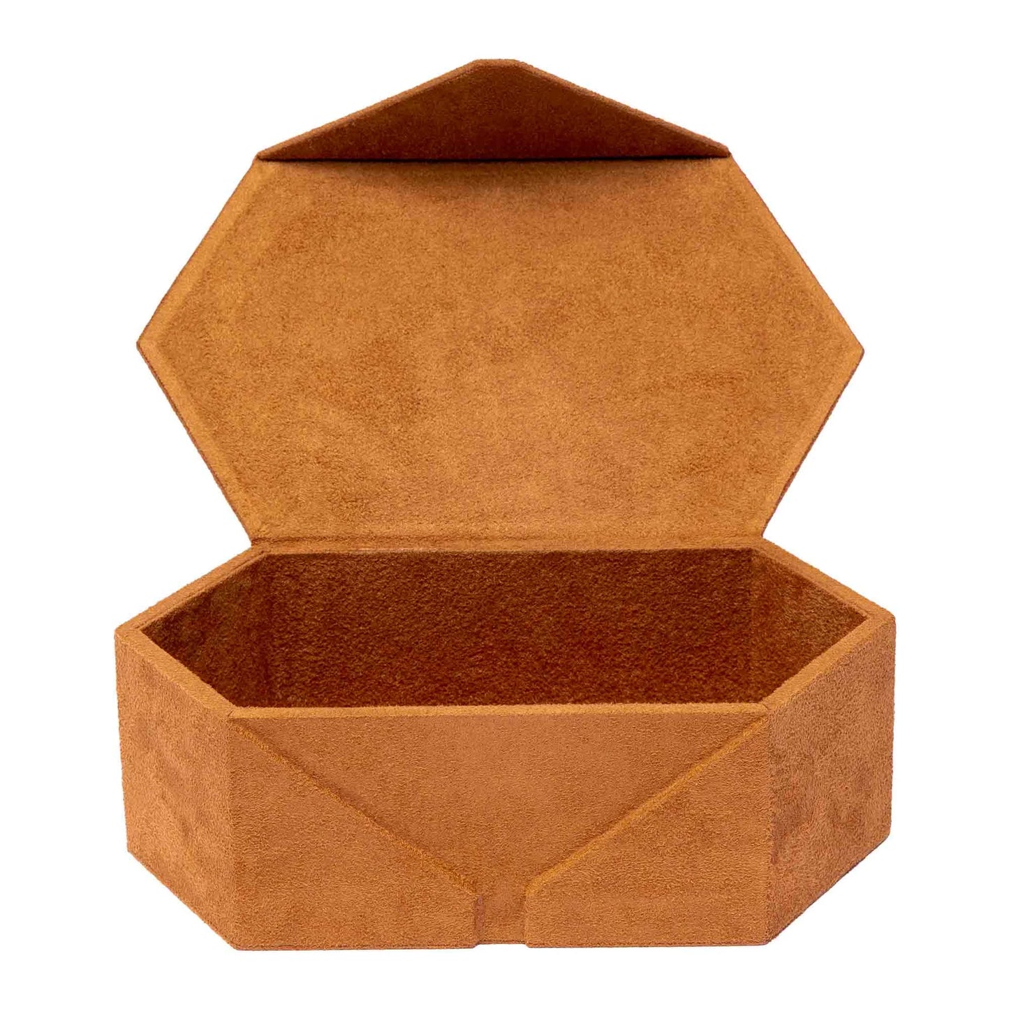 Tangram Monogram Suede - Tan Brown