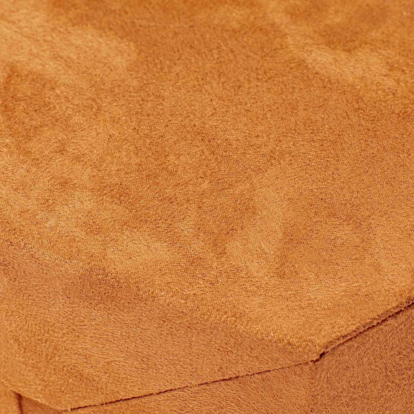 Tangram Monogram Suede - Tan Brown