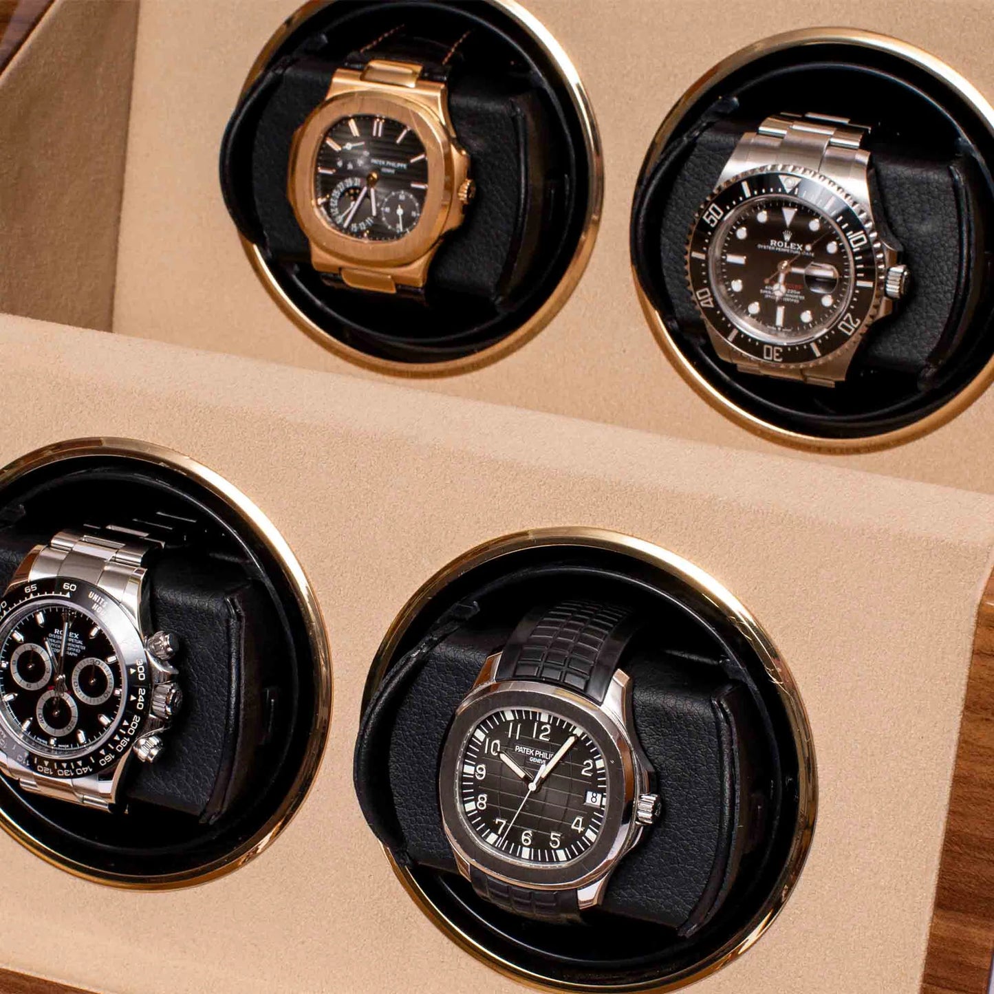 Perpetua 4 Watch Winder - Walnut