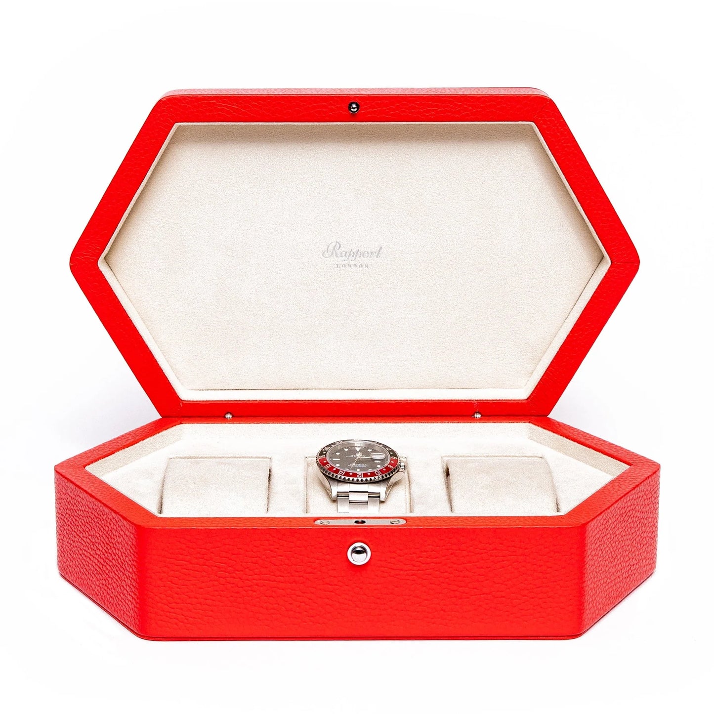 Portobello 3 Watch Box - Red