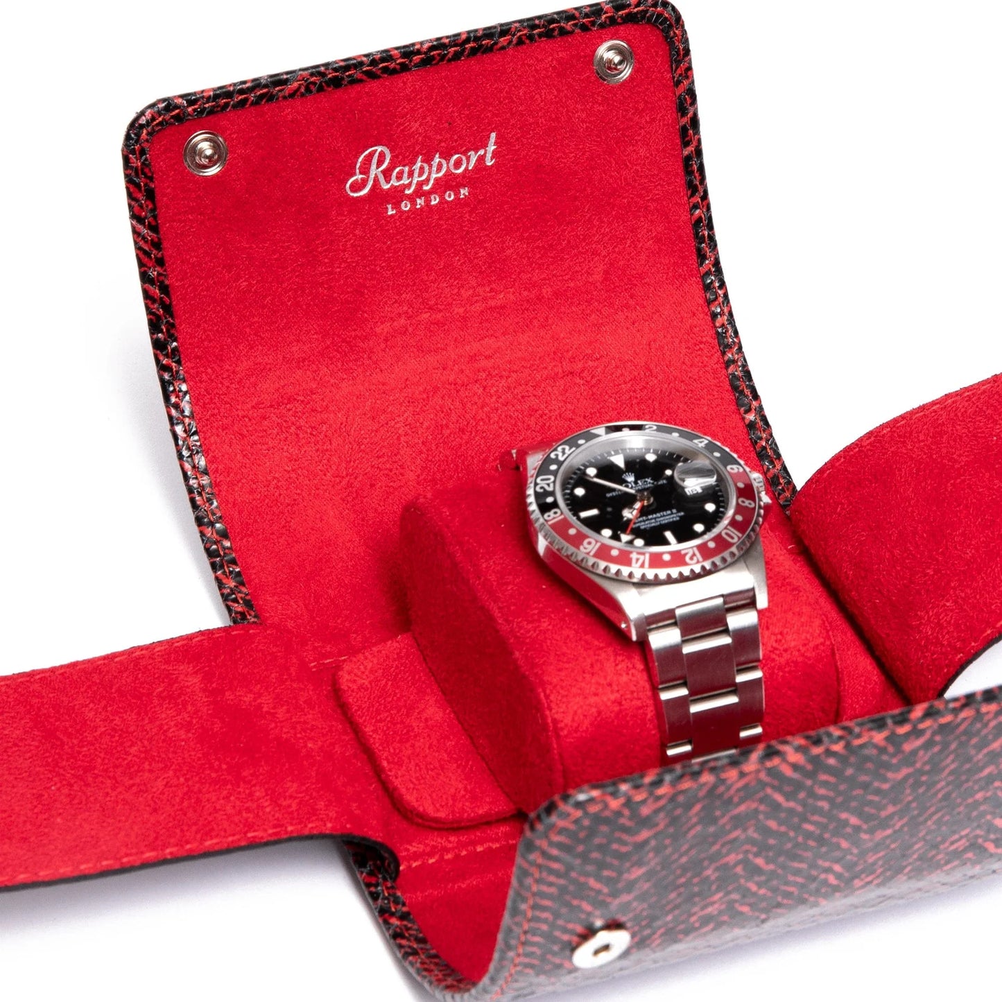 Marlow Single Watch Roll - Red