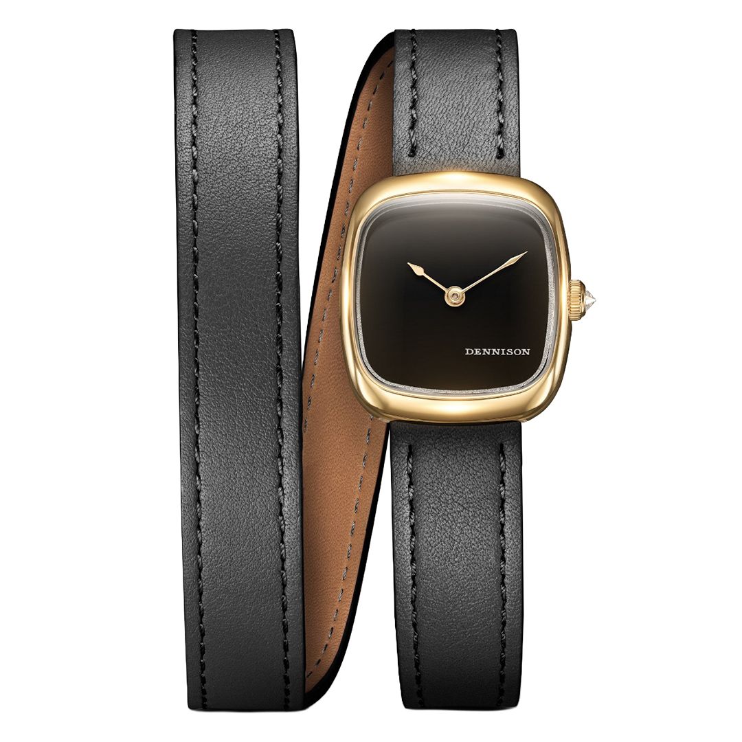 Mini Black Onyx In Gold