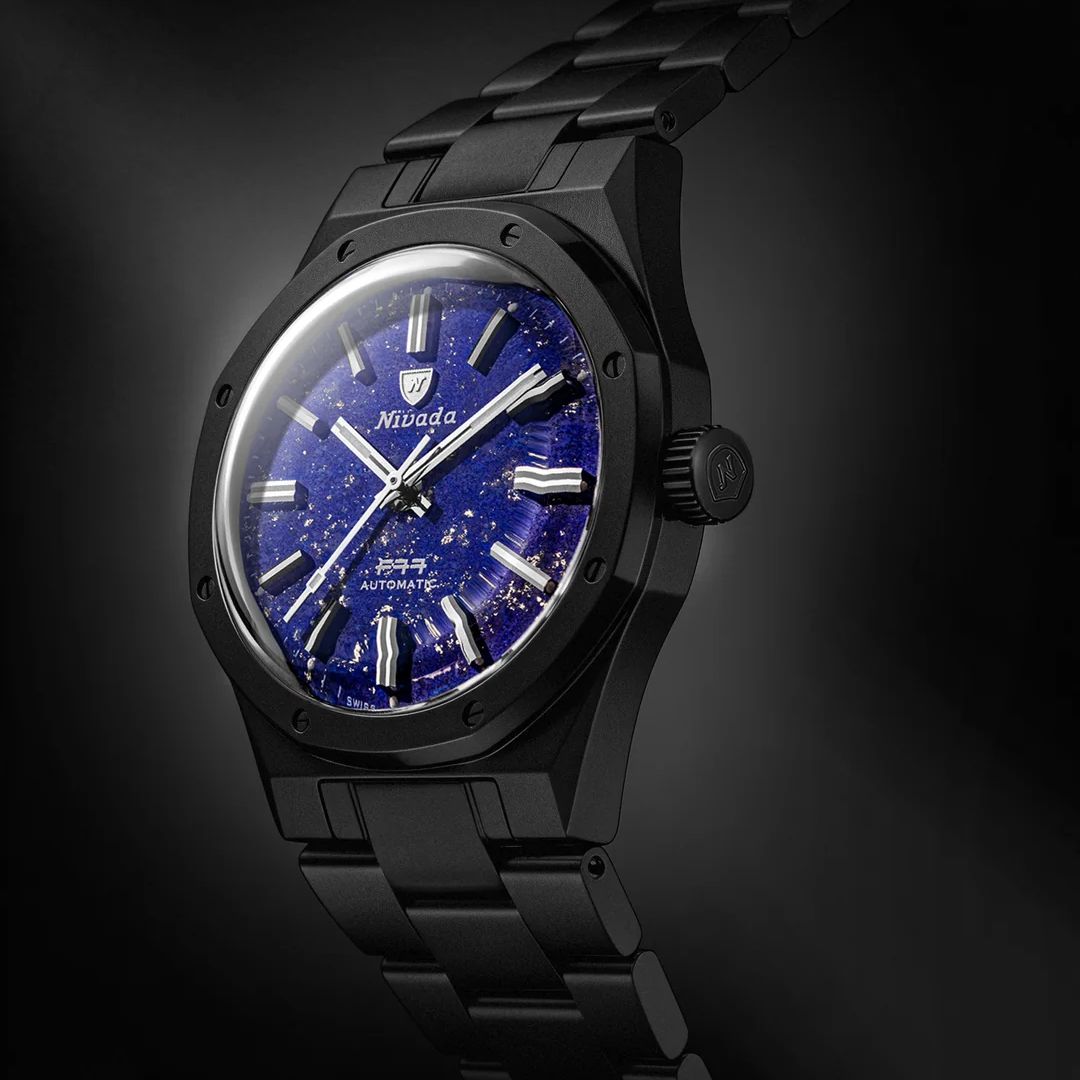 F77 Black Ceramic Lapis Lazuli - 37mm