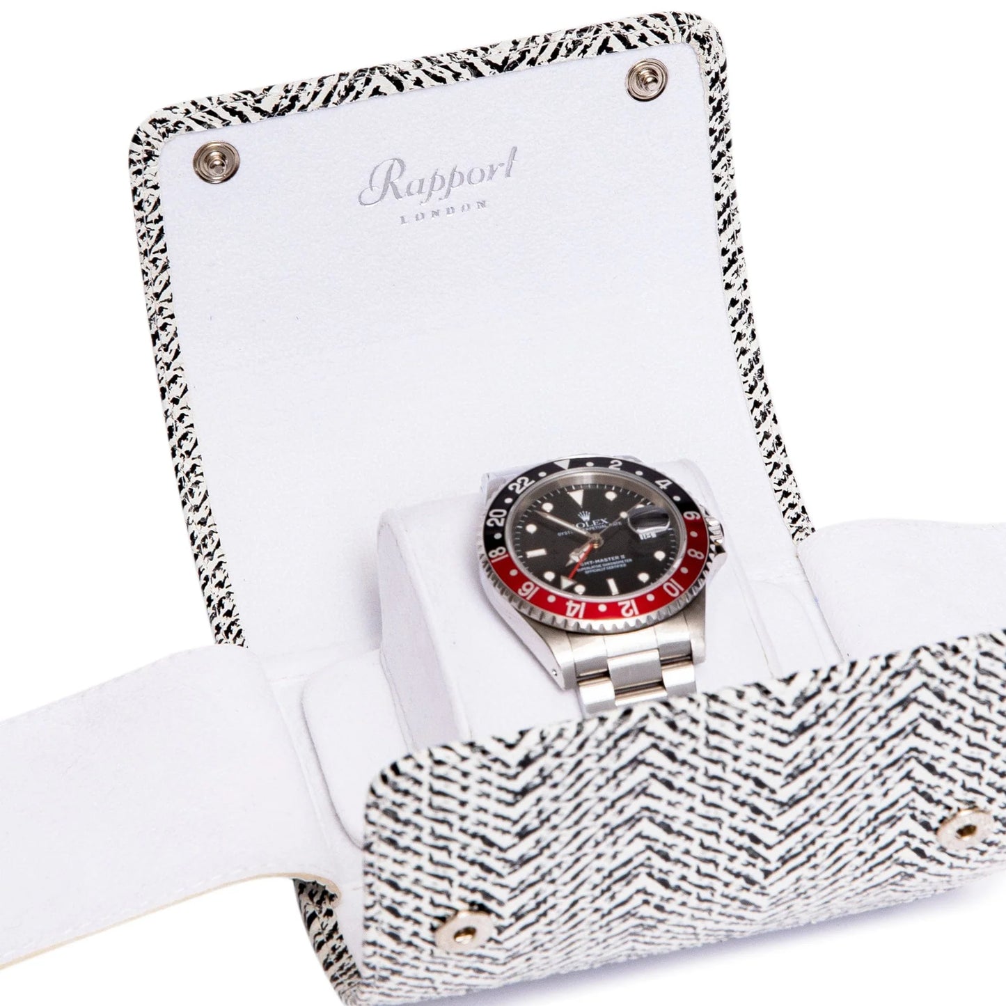 Marlow Single Watch Roll - White
