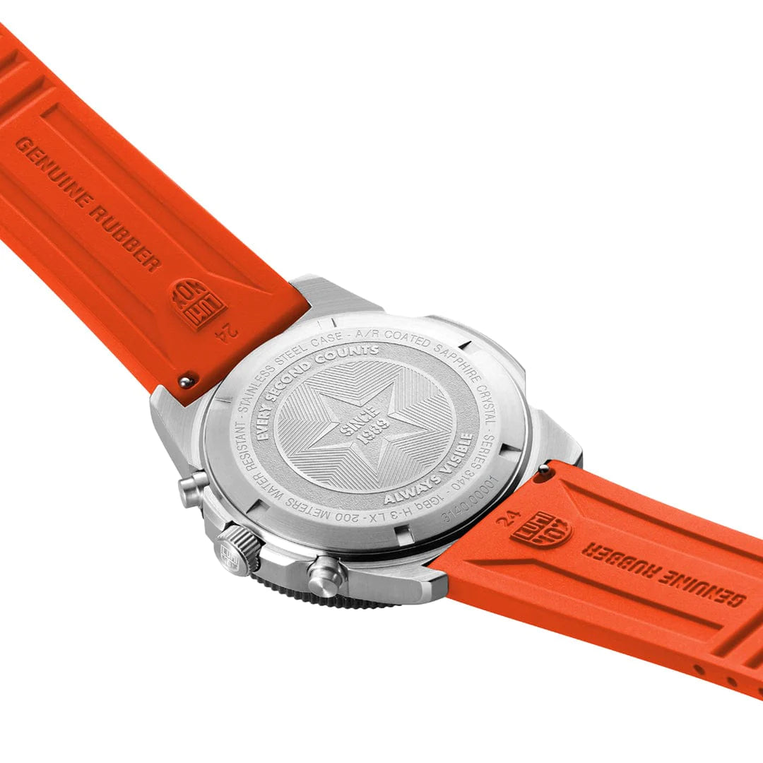 Pacific Diver Chrono - Orange by Luminox | Time Keeper.