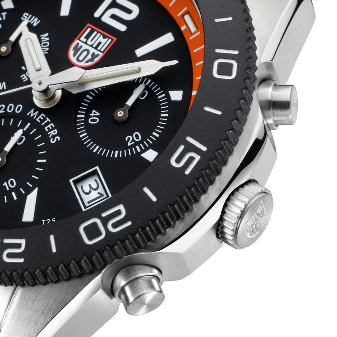 Pacific Diver Chrono - Orange by Luminox | Time Keeper.