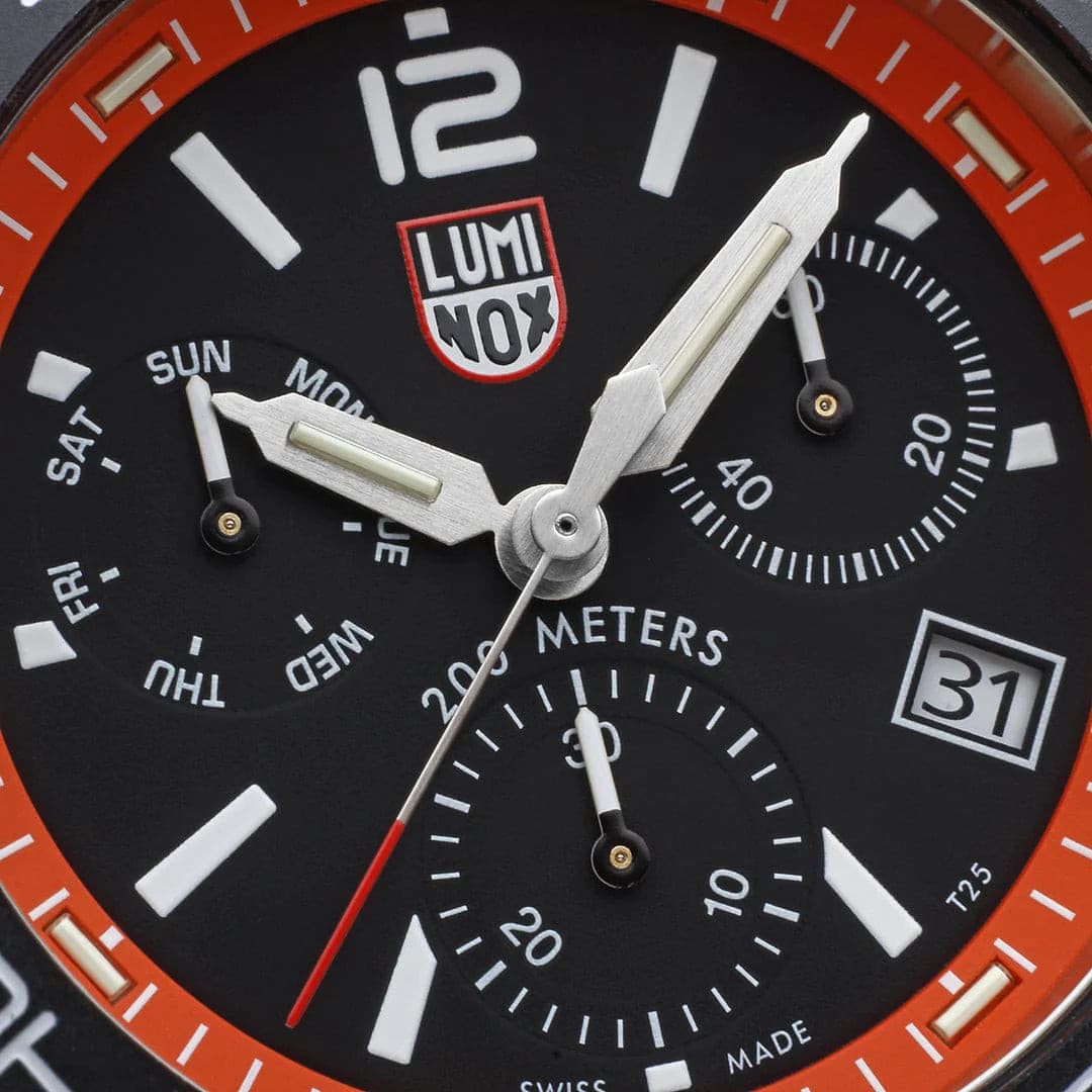 Pacific Diver Chrono - Orange by Luminox | Time Keeper.