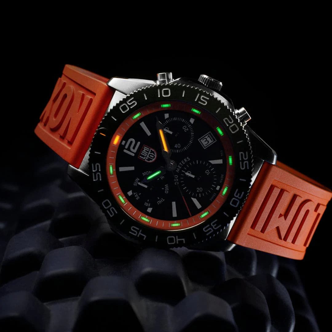 Pacific Diver Chrono - Orange by Luminox | Time Keeper.