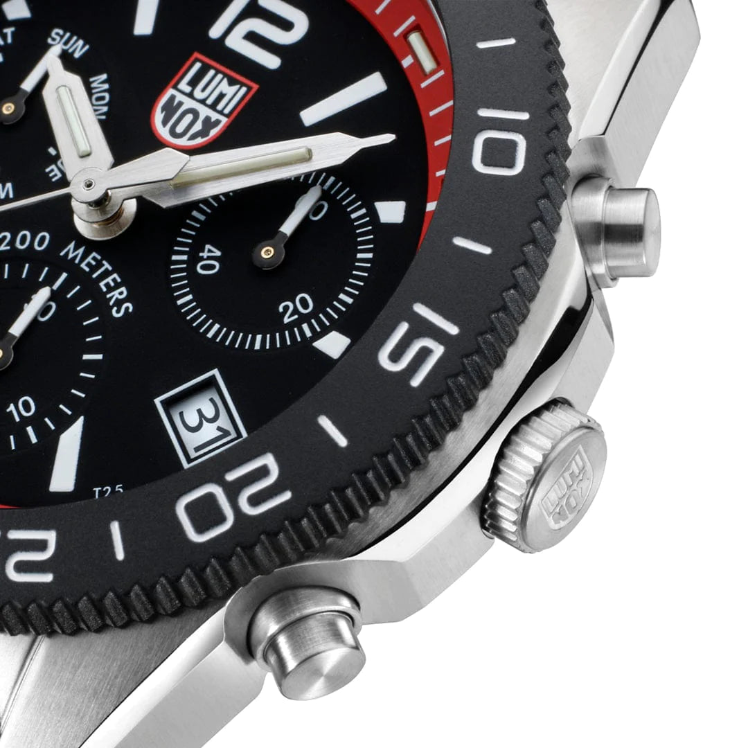 Pacific Diver Chrono - Red by Luminox | Time Keeper.