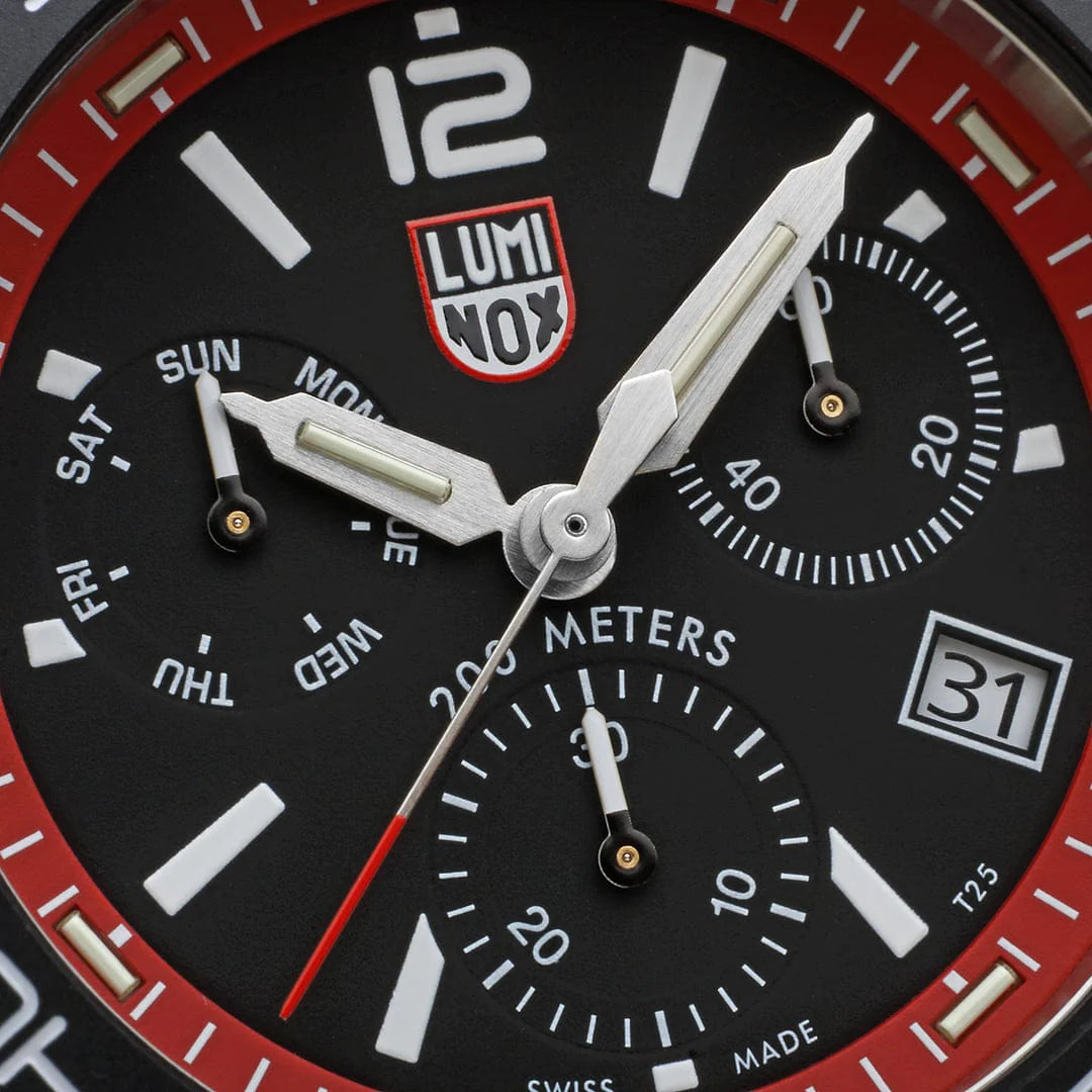Pacific Diver Chrono - Red by Luminox | Time Keeper.