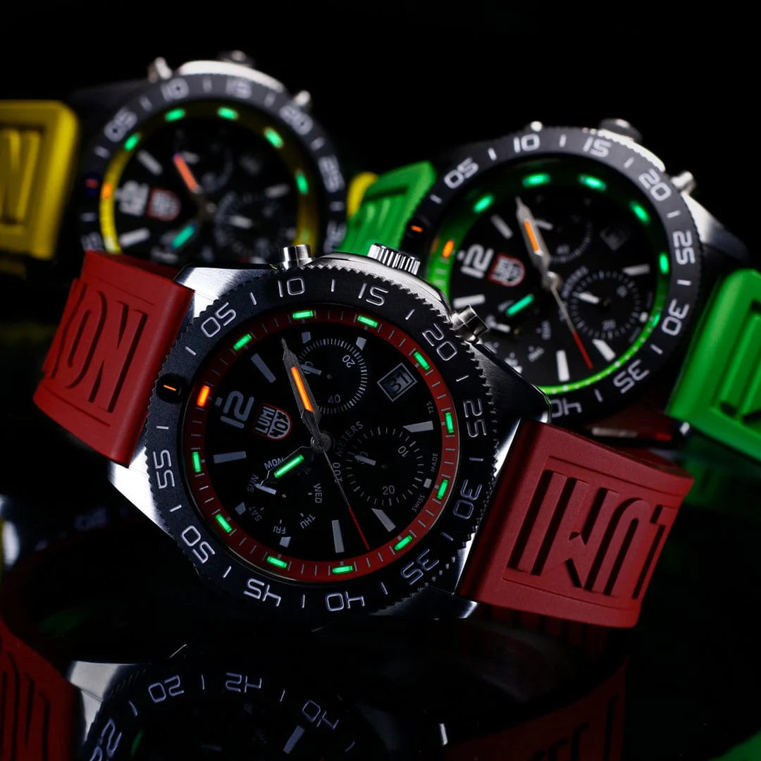 Pacific Diver Chrono - Red by Luminox | Time Keeper.