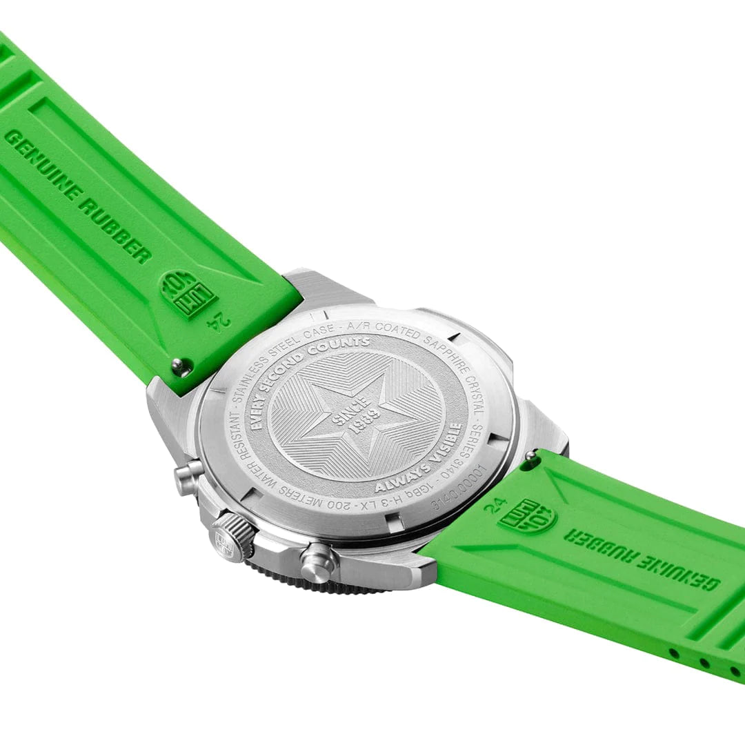 Pacific Diver Chrono - Green by Luminox | Time Keeper.
