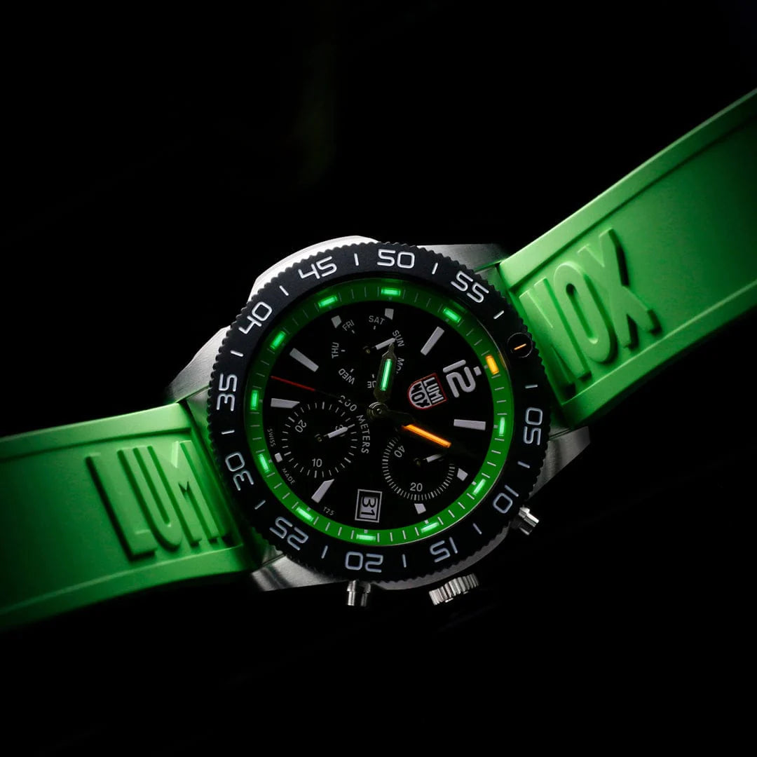 Pacific Diver Chrono - Green by Luminox | Time Keeper.
