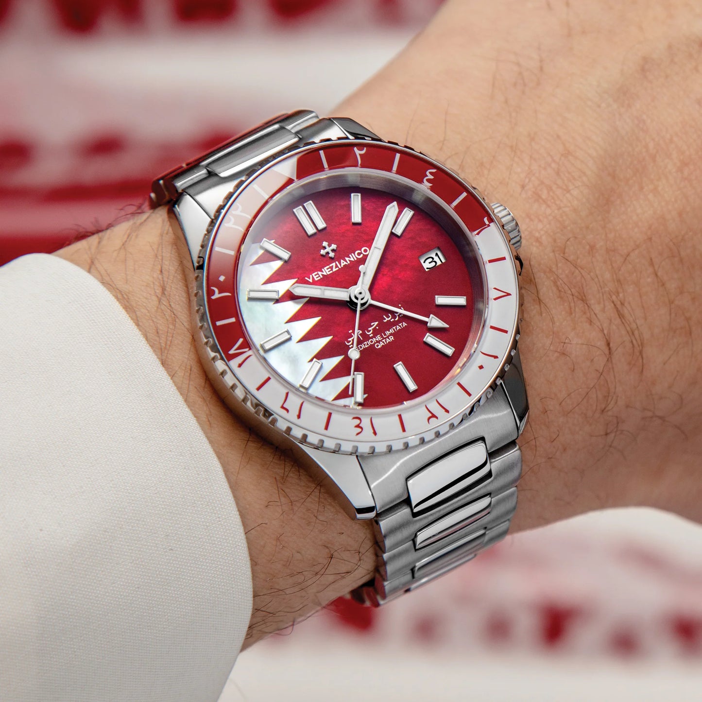 Nereide GMT – Qatar Edition 39mm