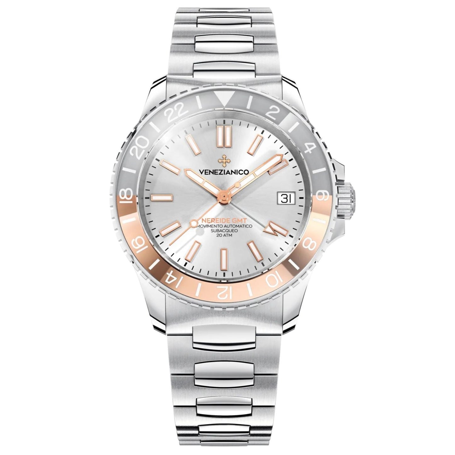 Nereide GMT – 39mm by Venezianico | Time Keeper.