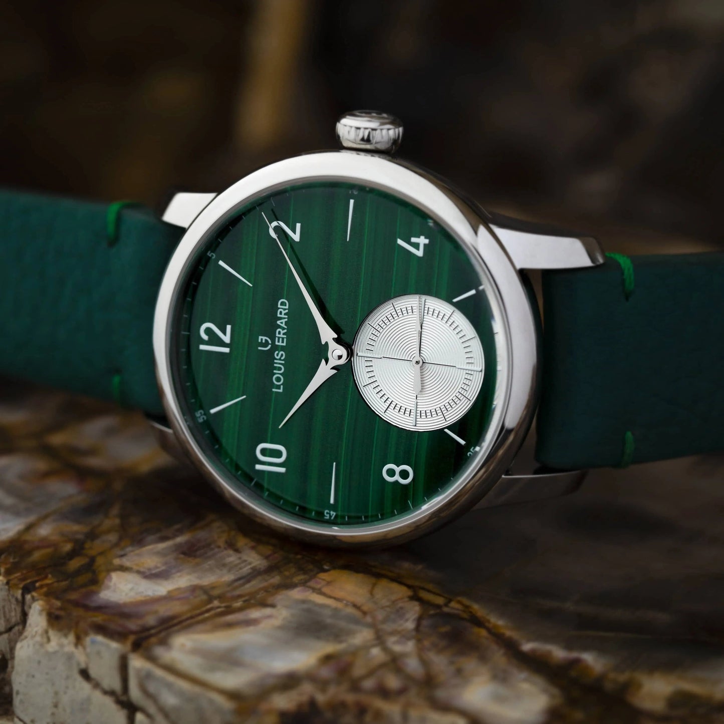 Petite Seconde Malachite by Louis Erard | Time Keeper.