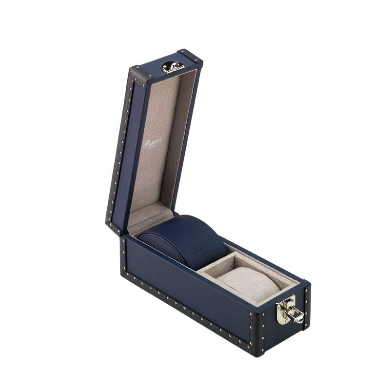 Kensington Blue 2 Watch Box by  Rapport London |  Time Keeper.