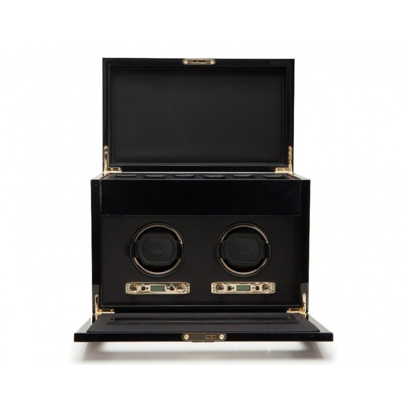 Savoy Double Winder With Storage by Wolf | Time Keeper.