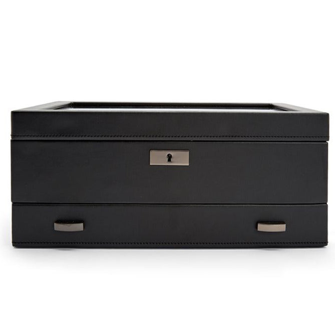 Axis 10pc Watch Box with Storage by Wolf | Time Keeper.