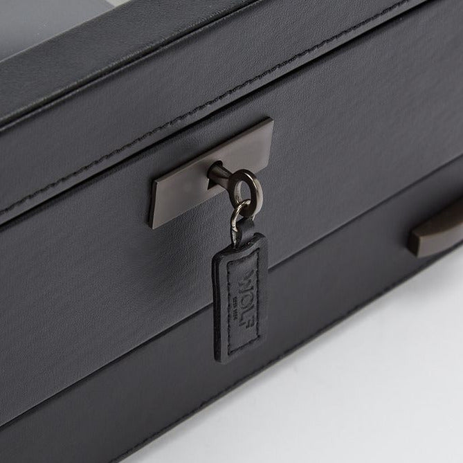 Axis 10pc Watch Box with Storage by Wolf | Time Keeper.