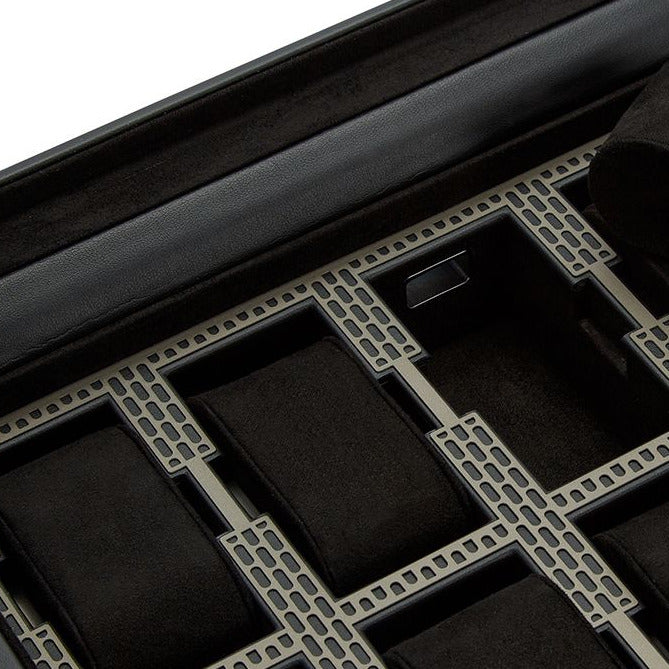 Axis 15pc Watch Box - Powder Coated by  Wolf |  Time Keeper.