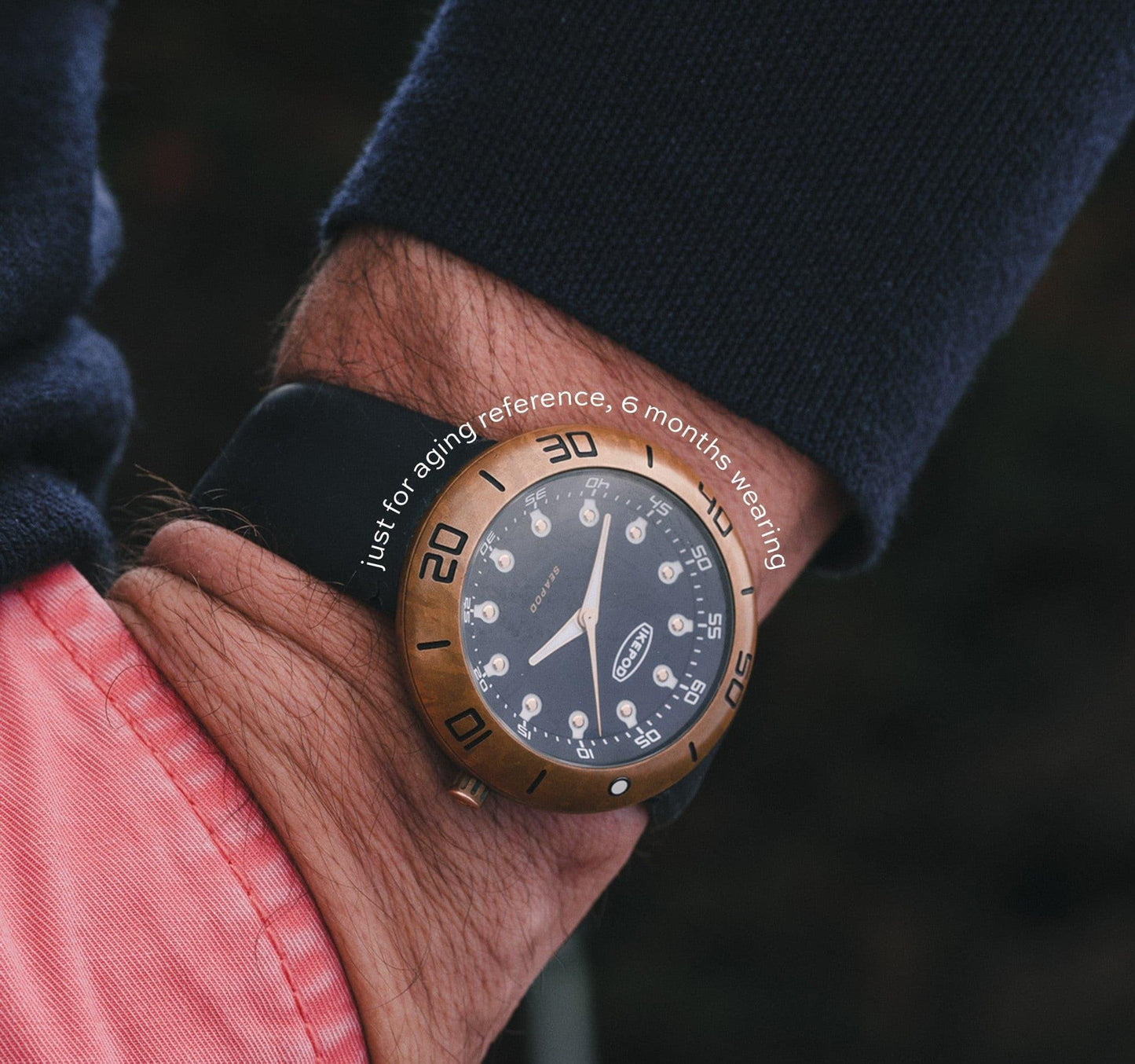 Seapod Bronze Sylvia by Ikepod | Time Keeper.