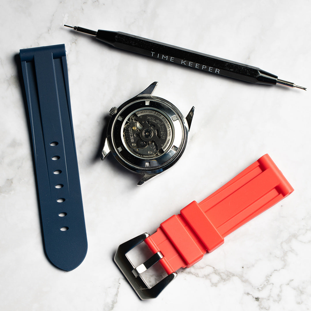22mm Bundle Deal - TK Rubber Strap by Time Keeper | Time Keeper.