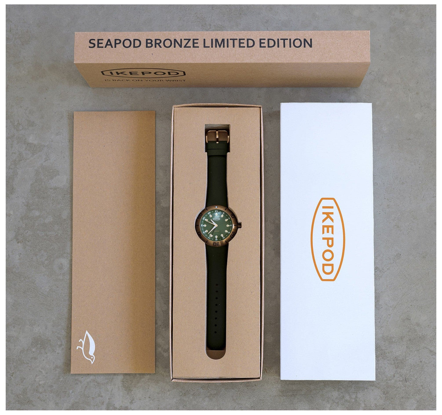 Seapod Bronze Sylvia by  Ikepod |  Time Keeper.