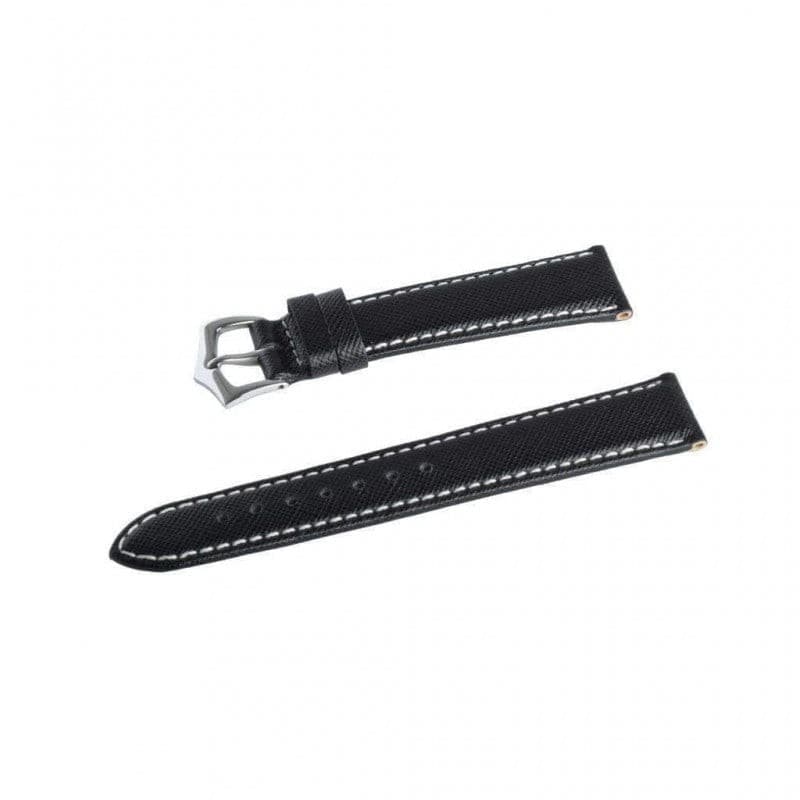 Navy Blu Saffiano Leather by Milano Straps | Time Keeper.
