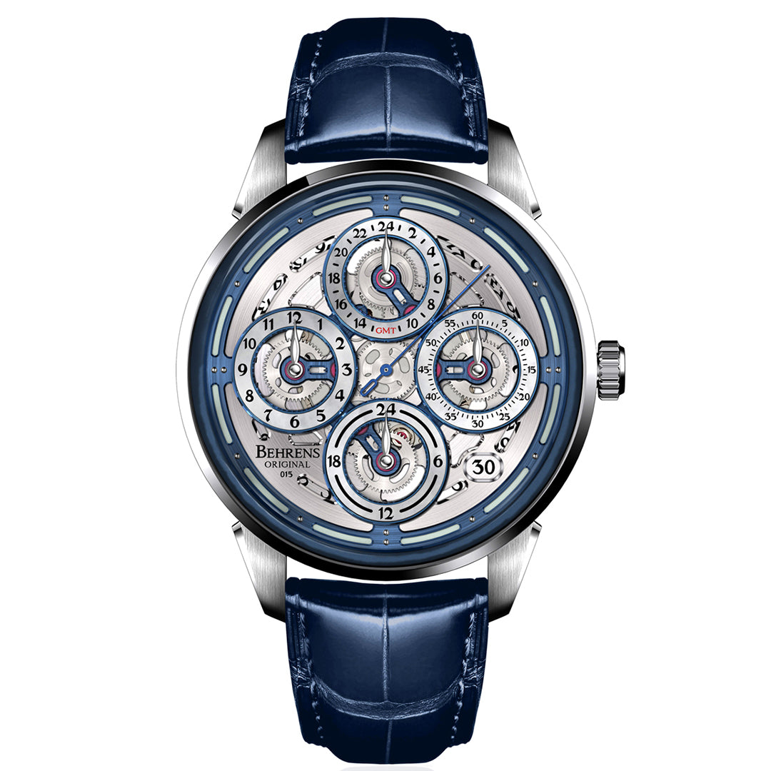 B015 - The Navigraph - Blue by Behrens Original | Time Keeper.