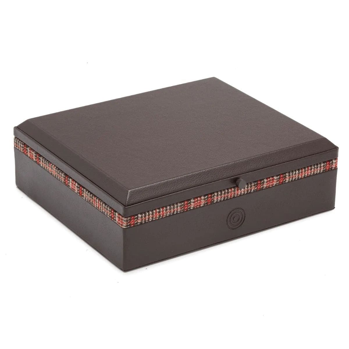 WM Brown Humidor by  Wolf |  Time Keeper.