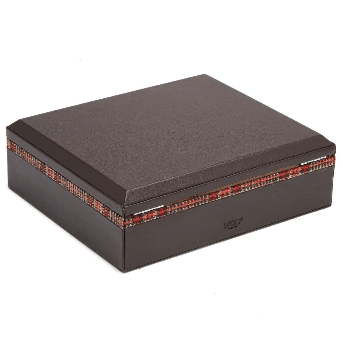 WM Brown Humidor by  Wolf |  Time Keeper.