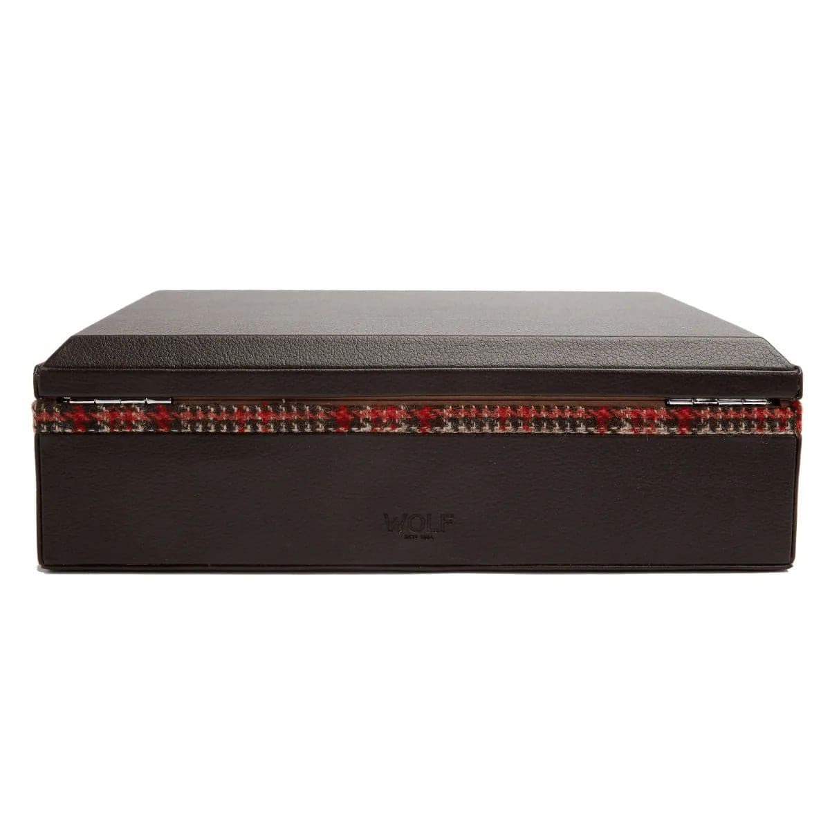 WM Brown Humidor by  Wolf |  Time Keeper.