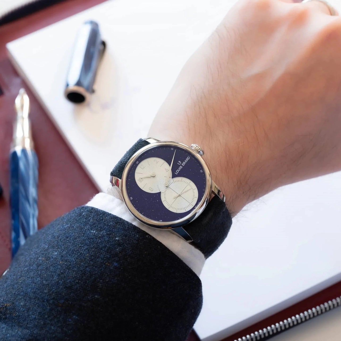 Excellence Regulateur Aventurine by Louis Erard | Time Keeper.