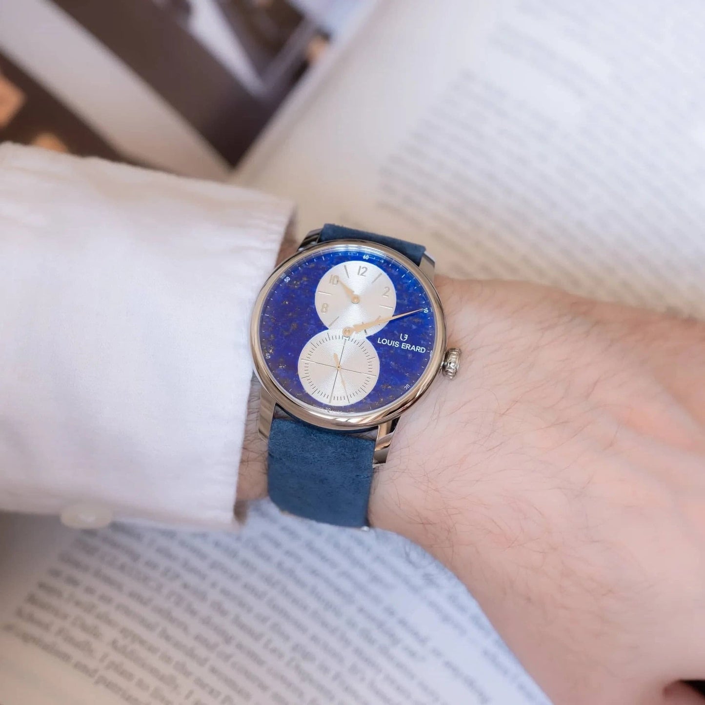 Excellence Regulateur Lapis lazuli by Louis Erard | Time Keeper.