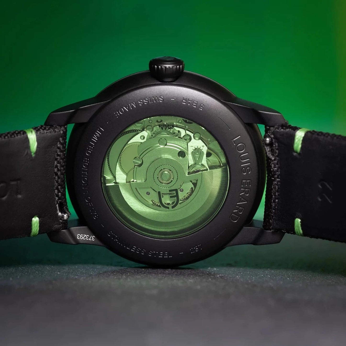 Excellence Le Régulateur x Label Noir by Louis Erard | Time Keeper.