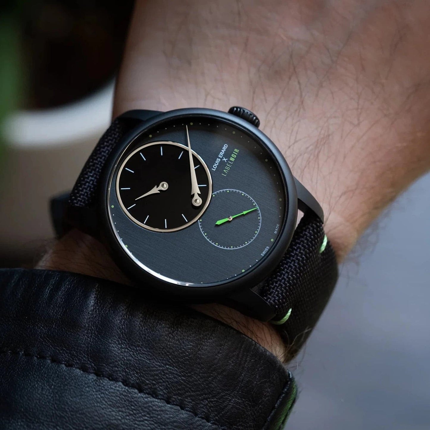 Excellence Le Régulateur x Label Noir by Louis Erard | Time Keeper.