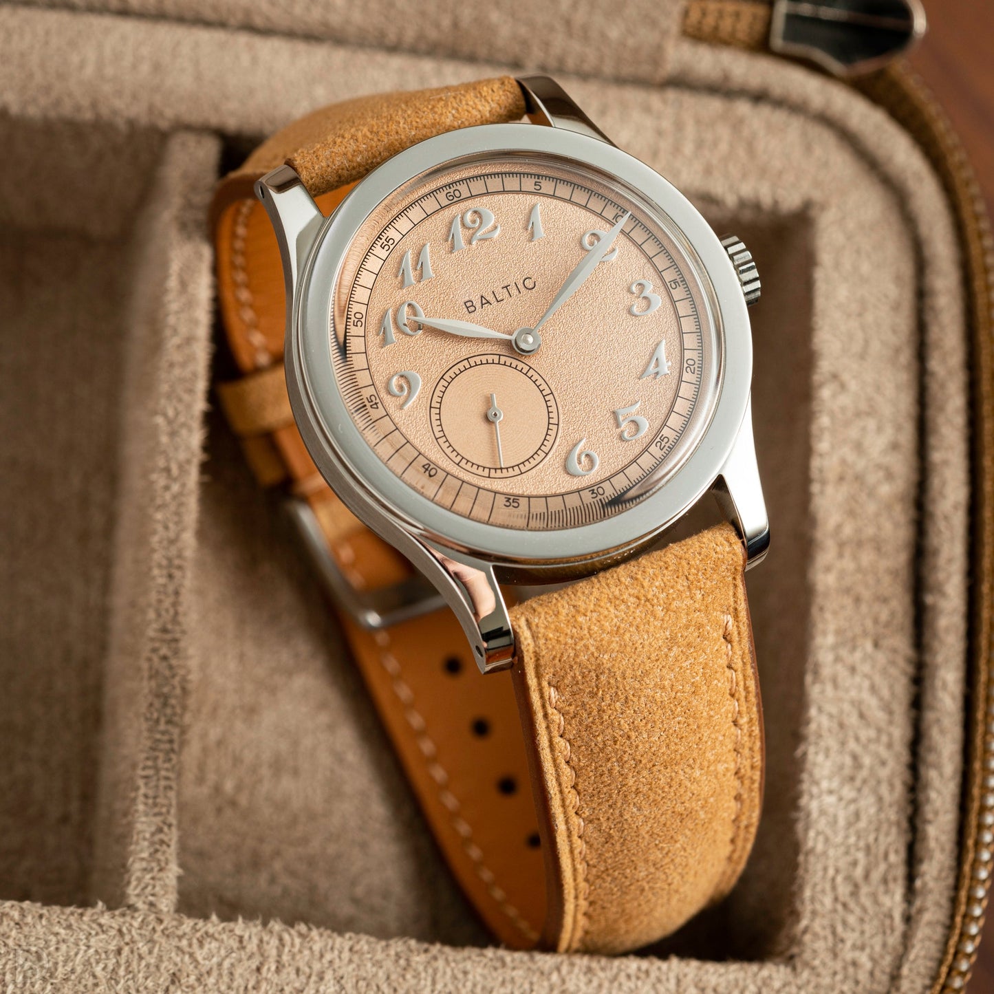 Sand Alcantara Signature by Delugs Straps | Time Keeper.