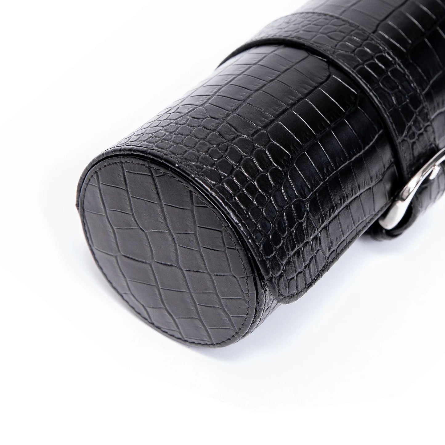 Brompton 3 Watch Roll - Black by Rapport London | Time Keeper.