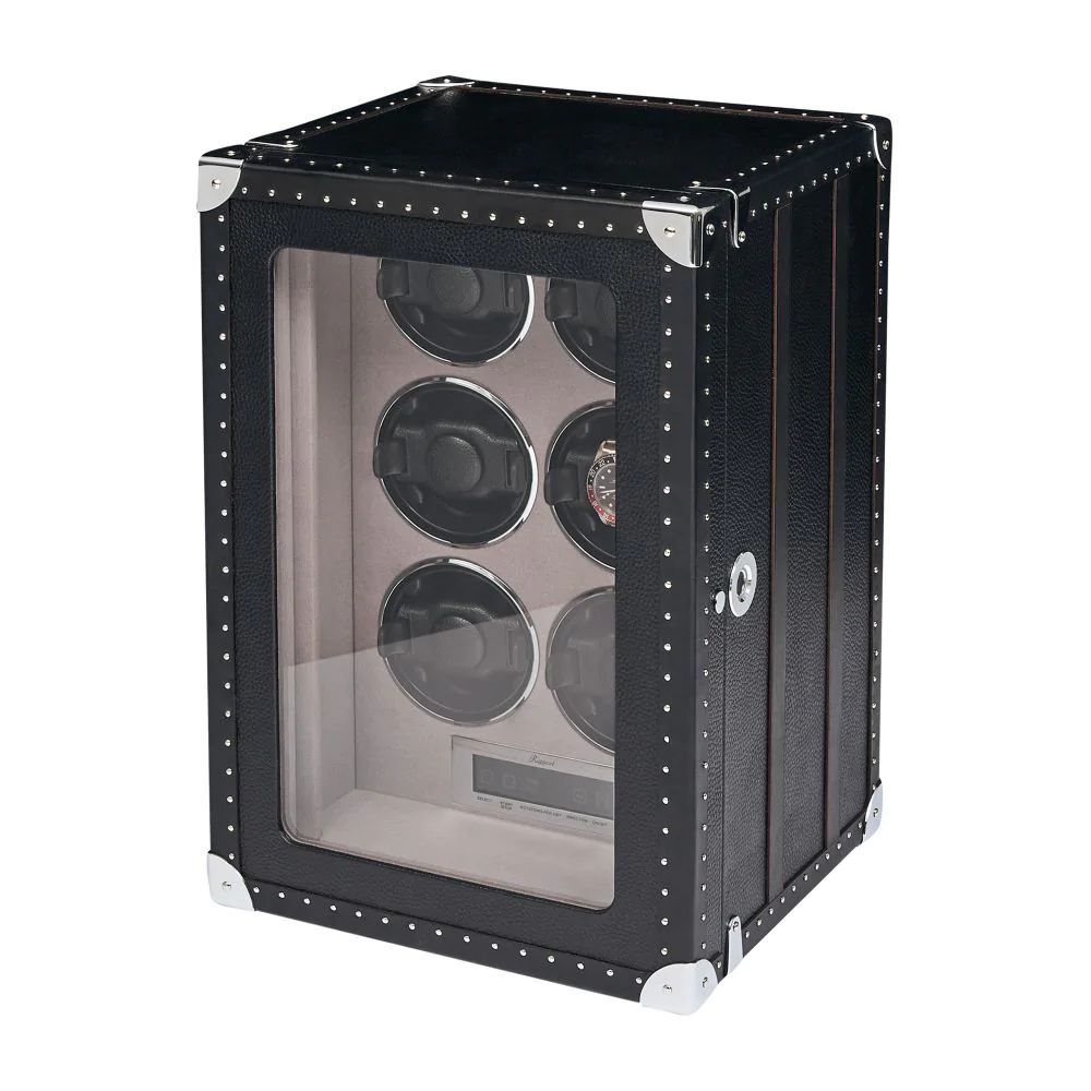 Romer 6 Watch Winder - Black by Rapport London | Time Keeper.