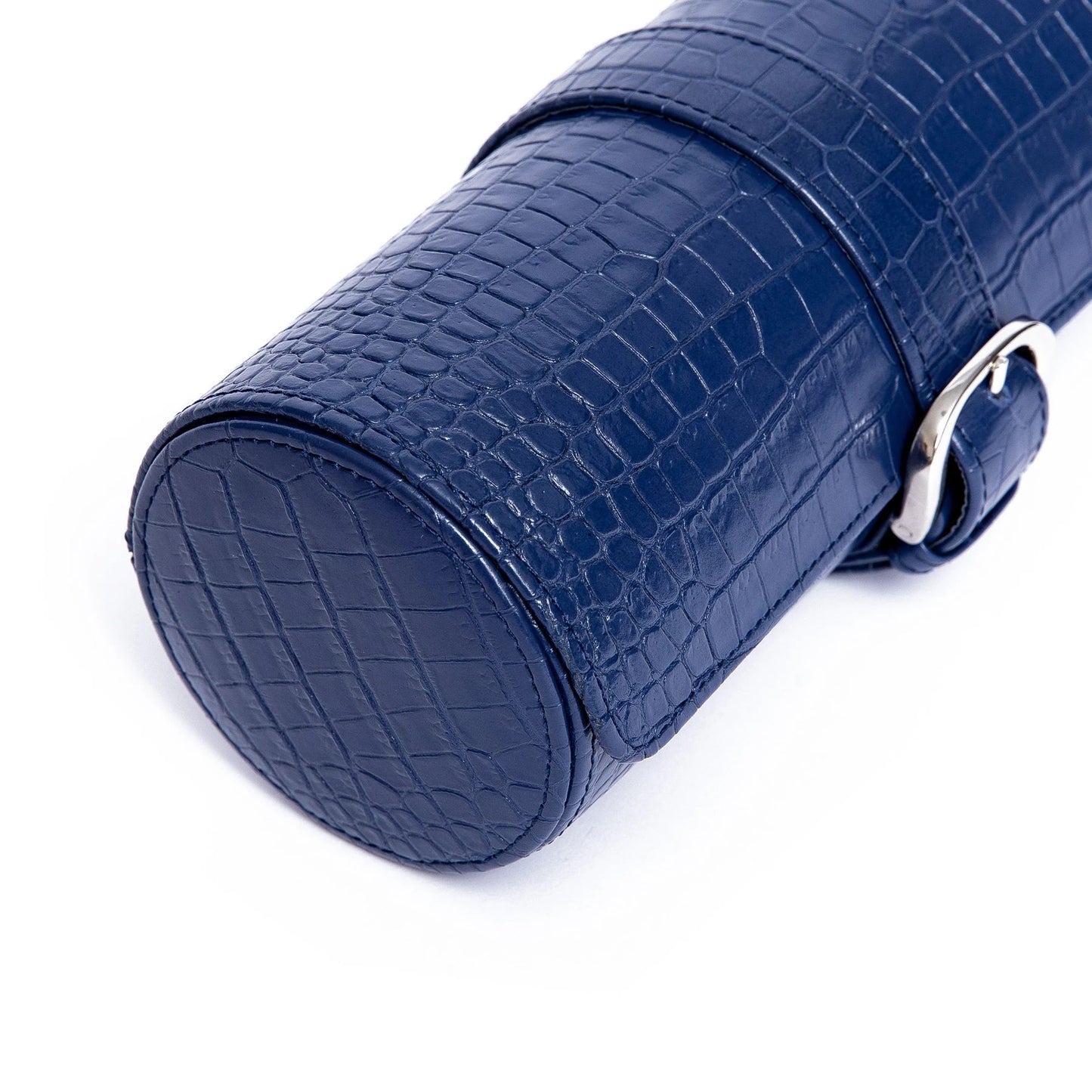 Brompton 3 Watch Roll - Blue by Rapport London | Time Keeper.
