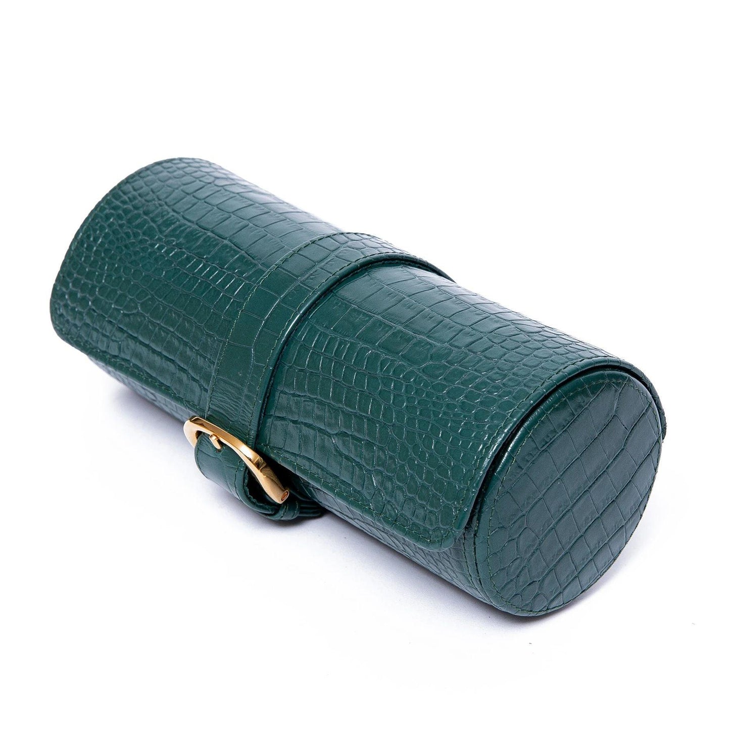 Brompton 3 Watch Roll - Green by Rapport London | Time Keeper.