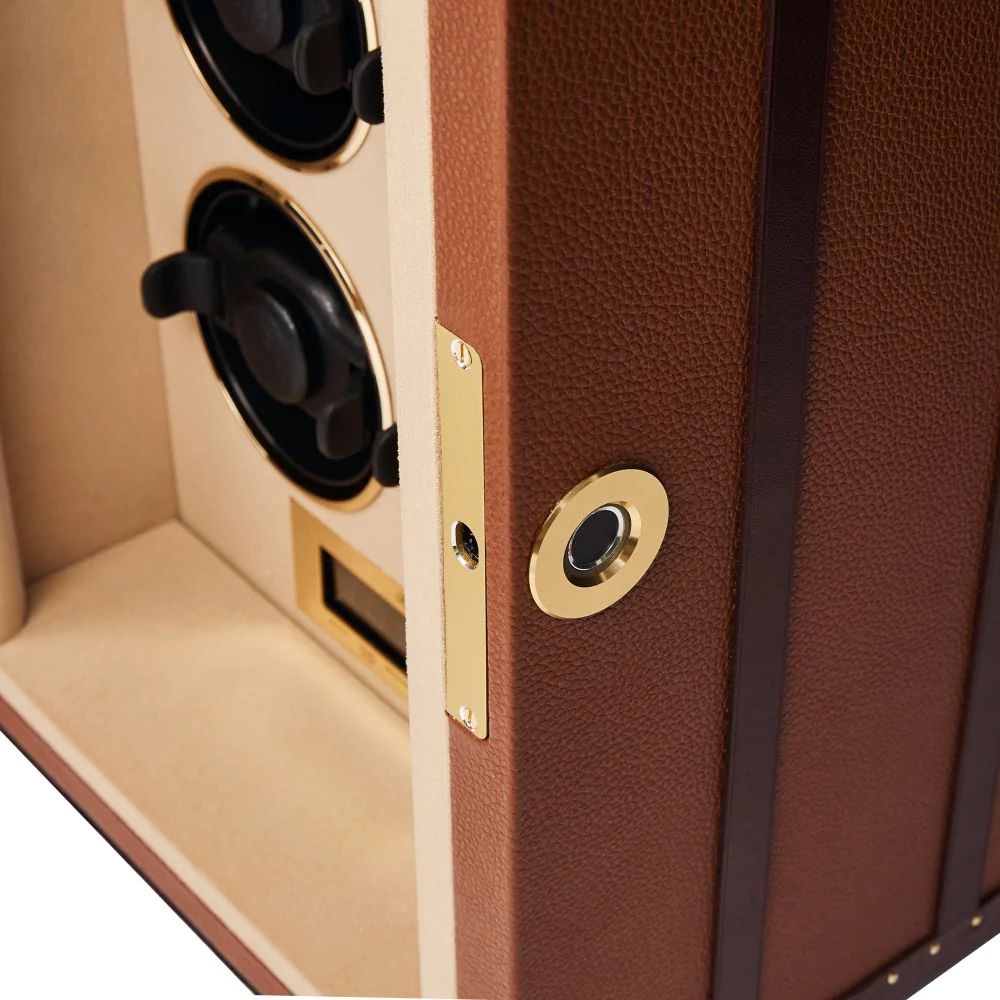 Romer 6 Watch Winder - Brown by Rapport London | Time Keeper.