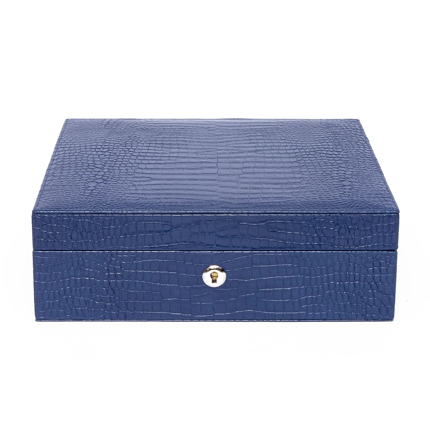 Brompton 8 Watch Box - Blue by  Rapport London |  Time Keeper.